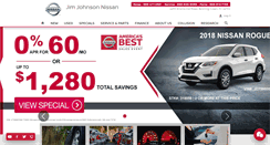 Desktop Screenshot of jimjohnsonnissan.com